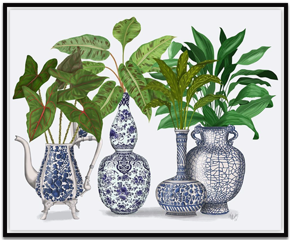 Chinoiserie Vase Group 1