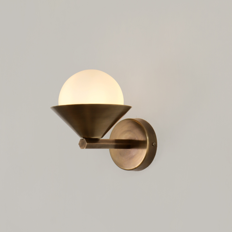 Cone Wall Sconce One