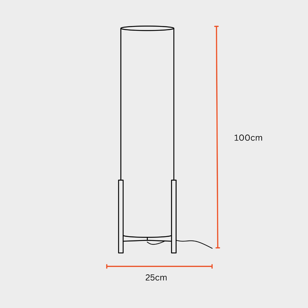 Four Finger Floor Lamp