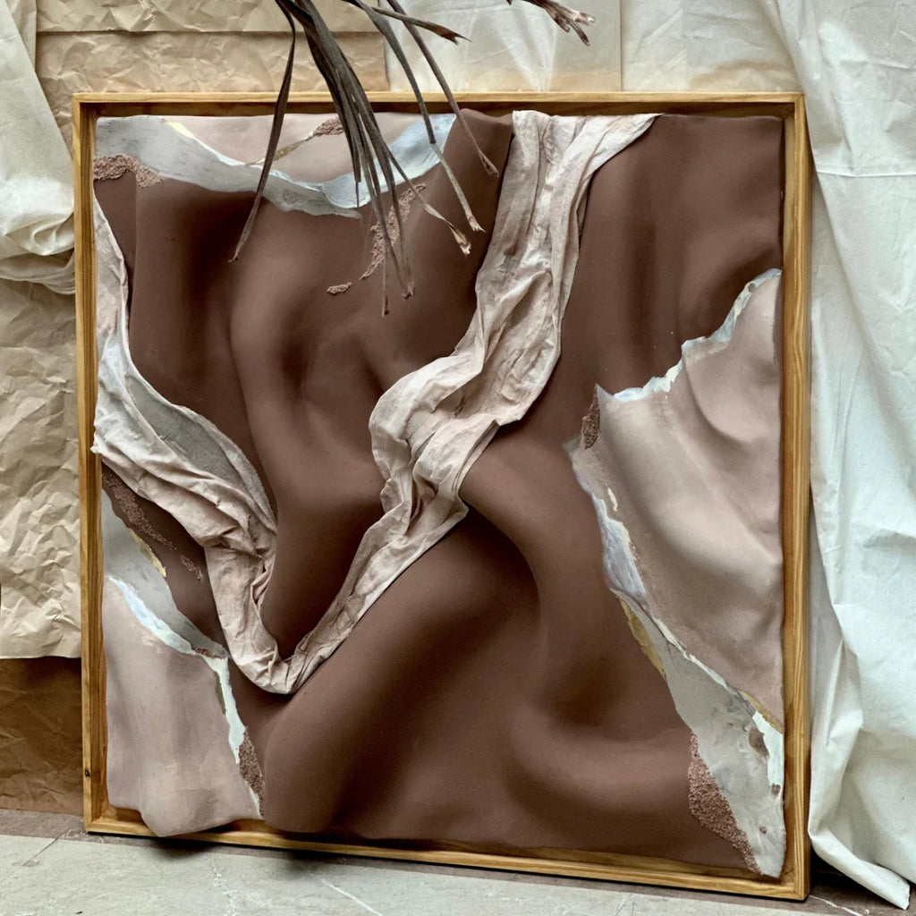 Dark Roast Textured Art