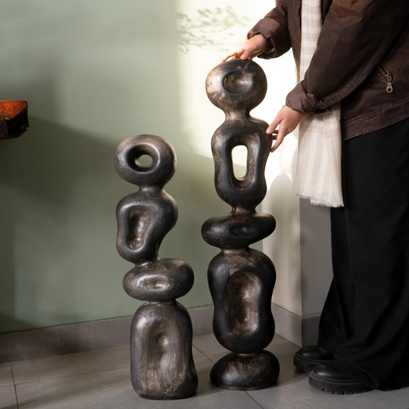 Ren Organic Sculpture - Black