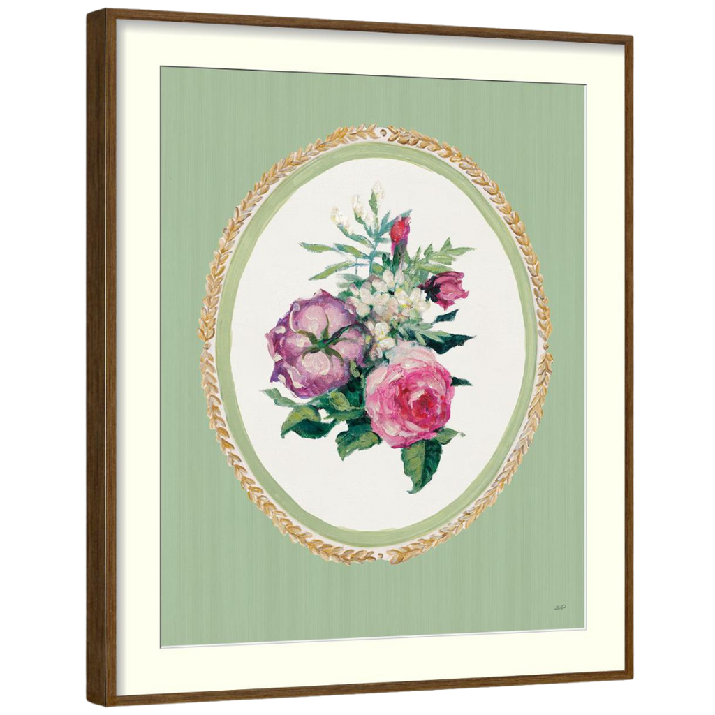 Gallery Wall Art: Floral Cameo | Set of 6