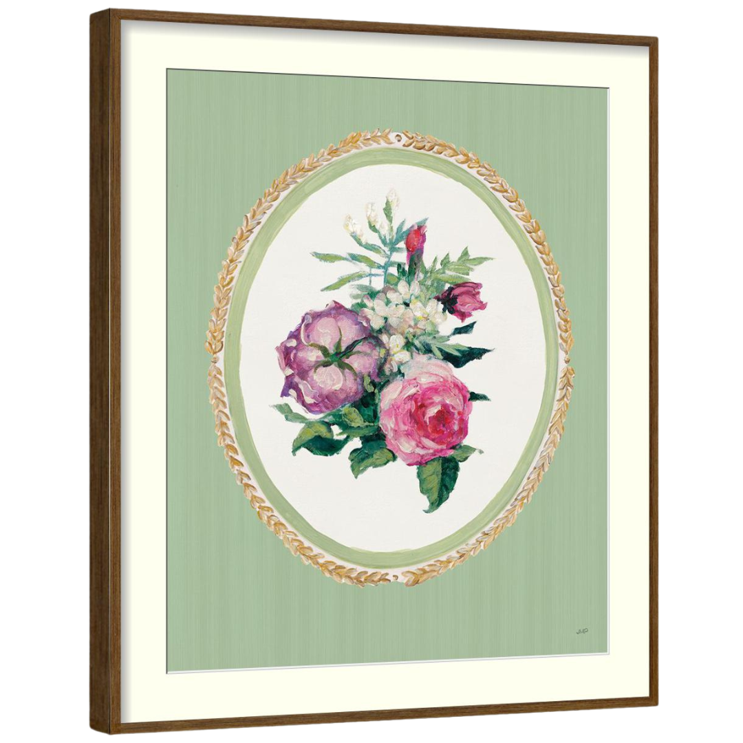 Gallery Wall Art: Floral Cameo | Set of 6