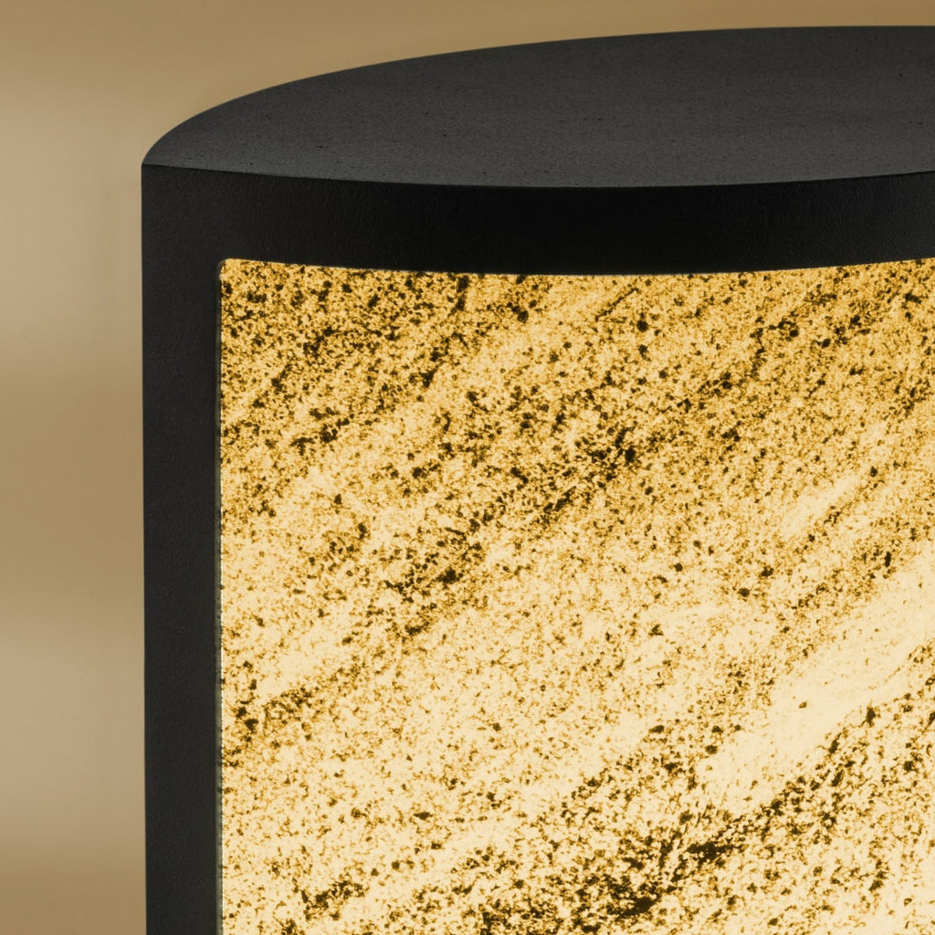 Iris Table Lamp - Ocean Black Stone