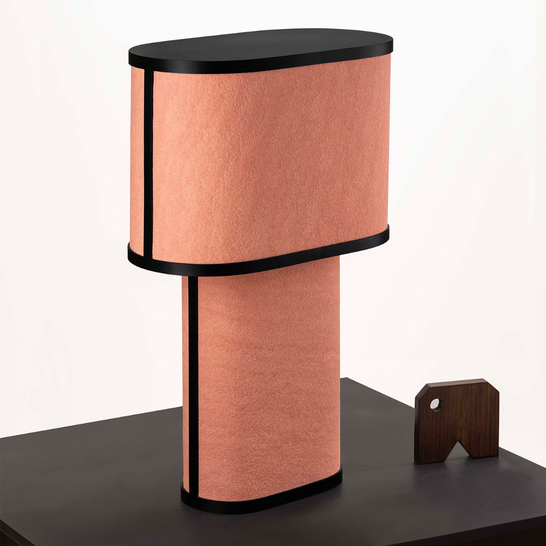 Niko Table Lamp - Red Sand Stone