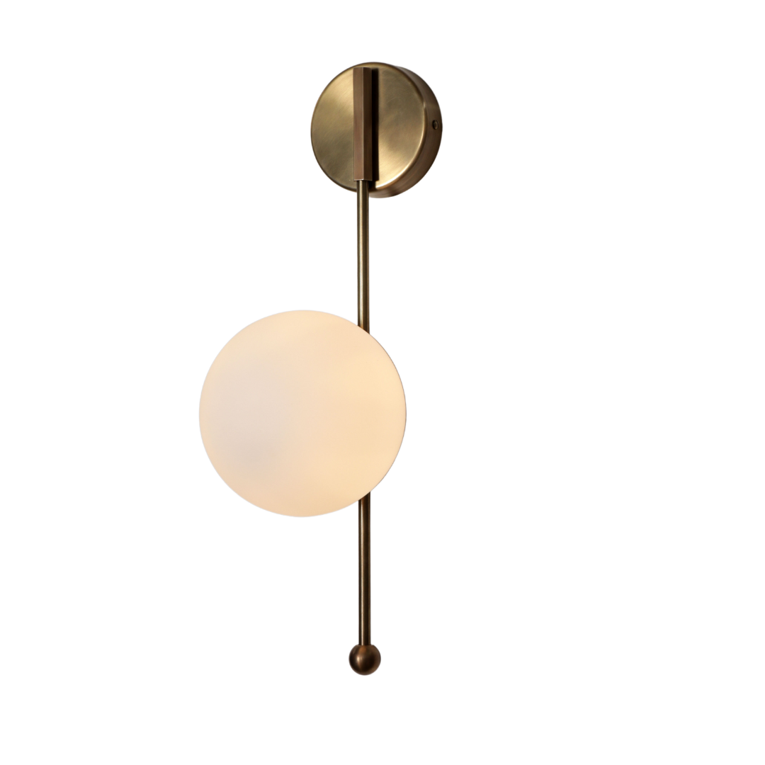 Drop Wall Sconce Two Glass Globe