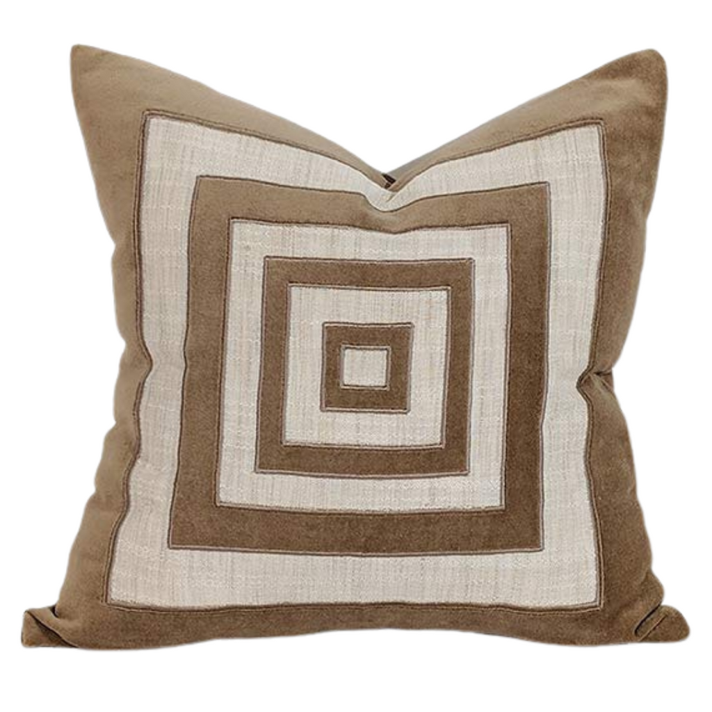 Maze Applique Cushion Cover