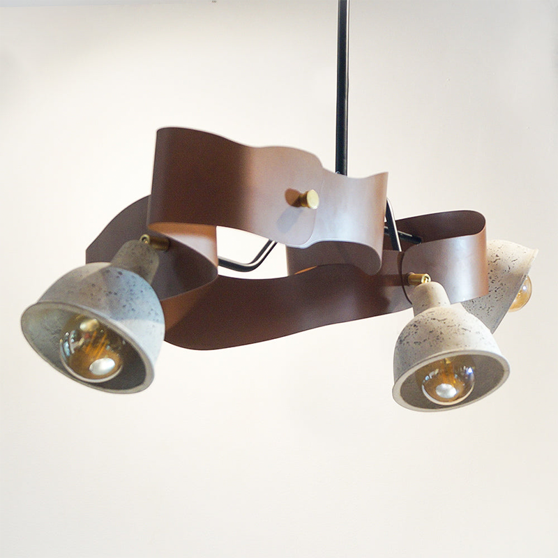 Concrete Luxe Chandelier