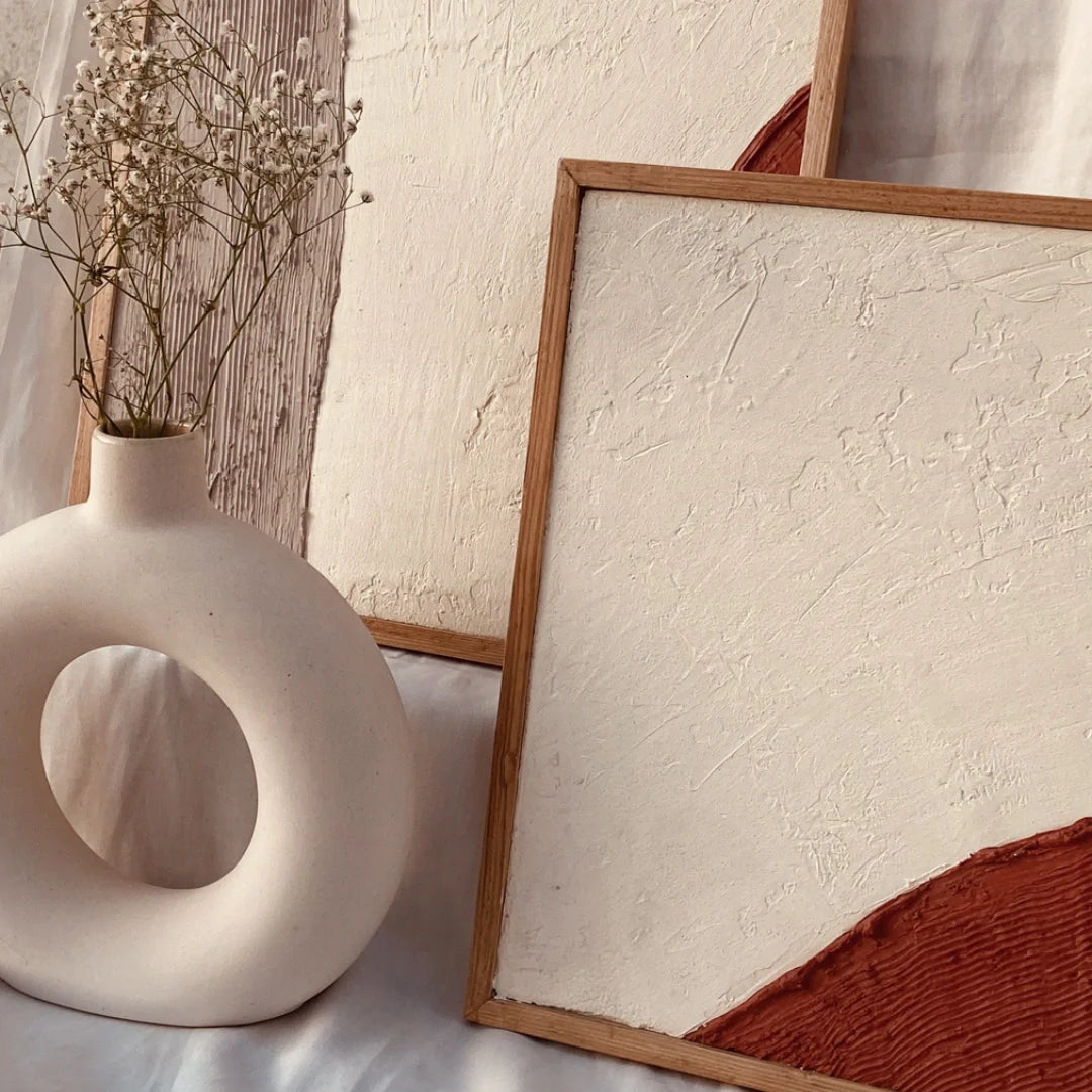 Mud Textured Wall Art (Set of 4)