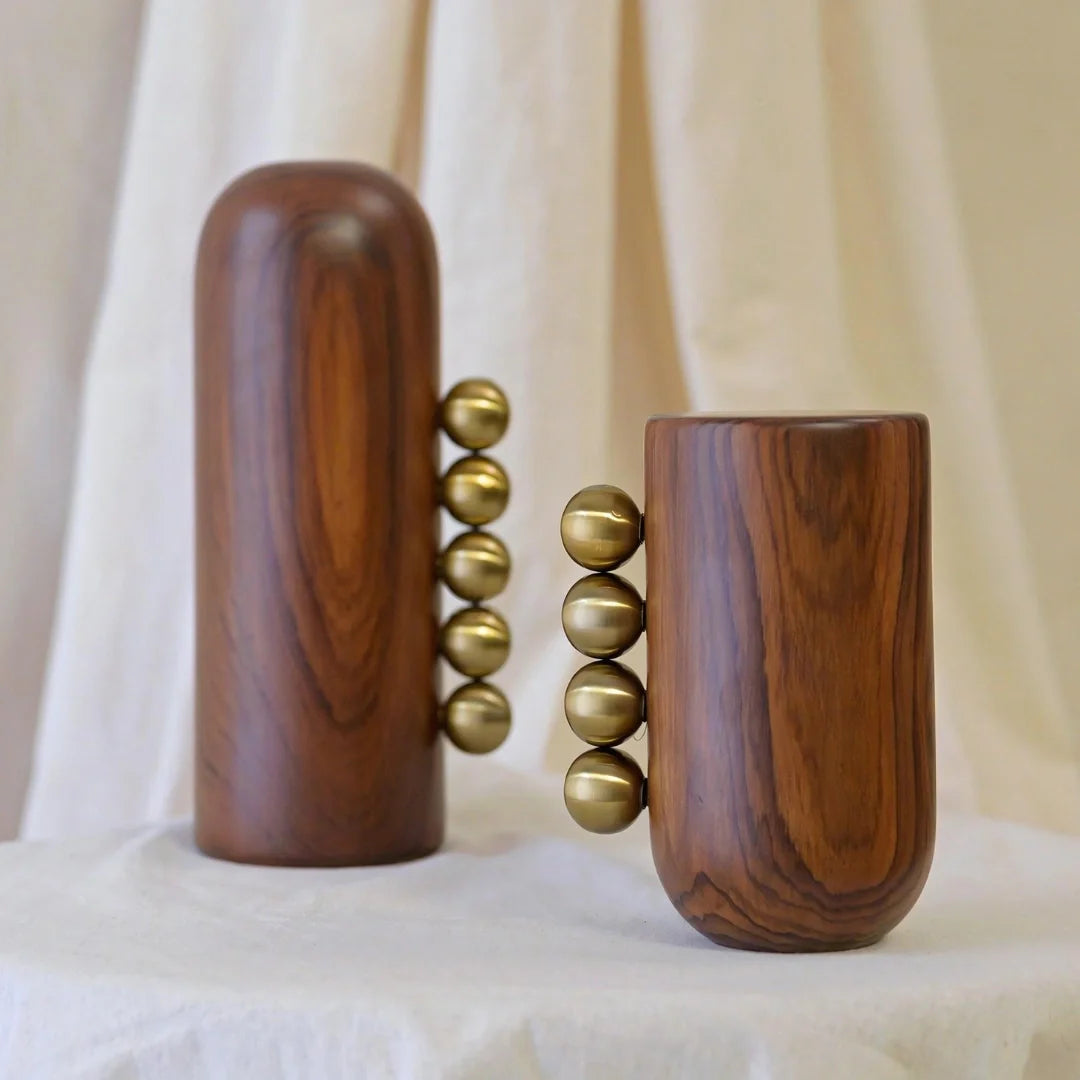 Pelotas Decor Objects - Brass