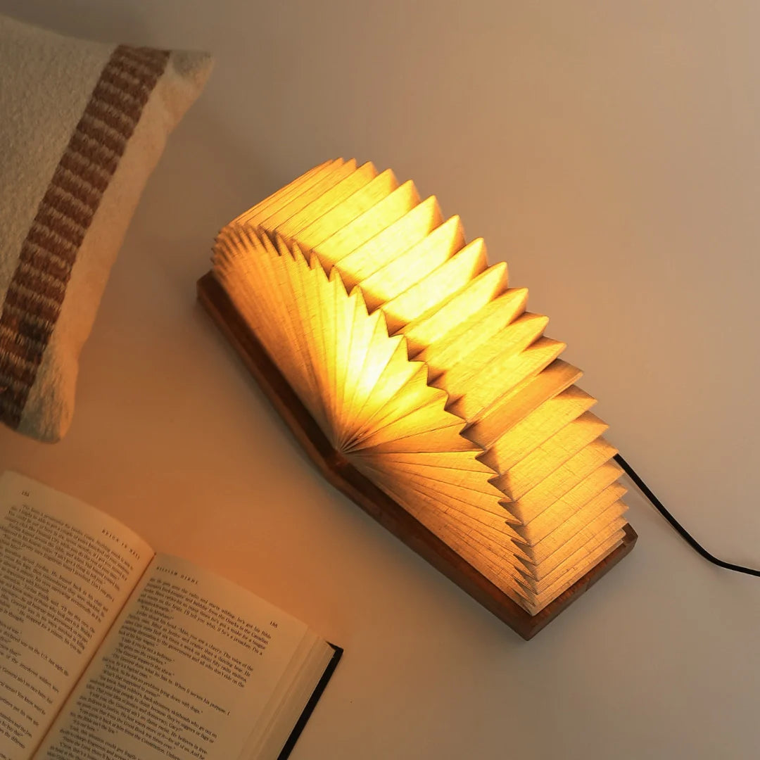 Linen Book Lamp