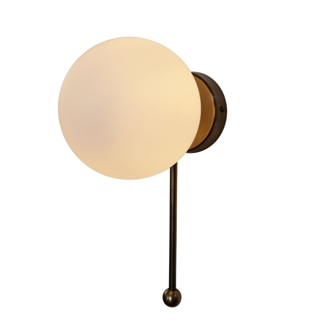 Drop Wall Sconce Glass Globe