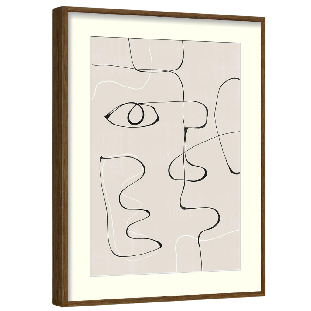 Gallery Wall Art: Faces | Set of 5
