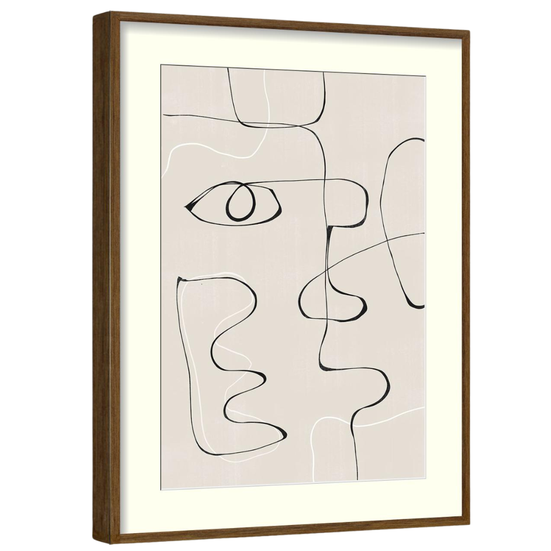 Gallery Wall Art: Faces | Set of 5