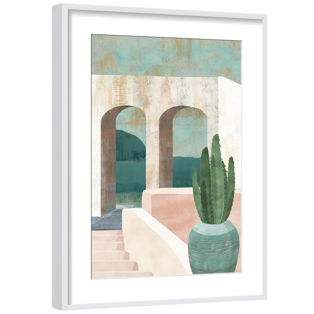 Gallery Wall Art: Sunbaked Archway | Set of 3