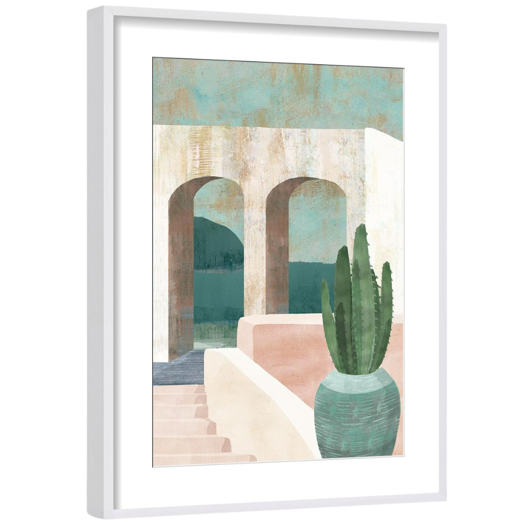 Gallery Wall Art: Sunbaked Archway | Set of 3