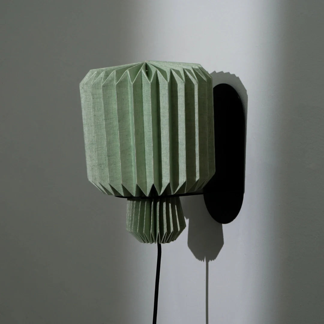 Lumi Fold Sconce Linen Wall Lamp