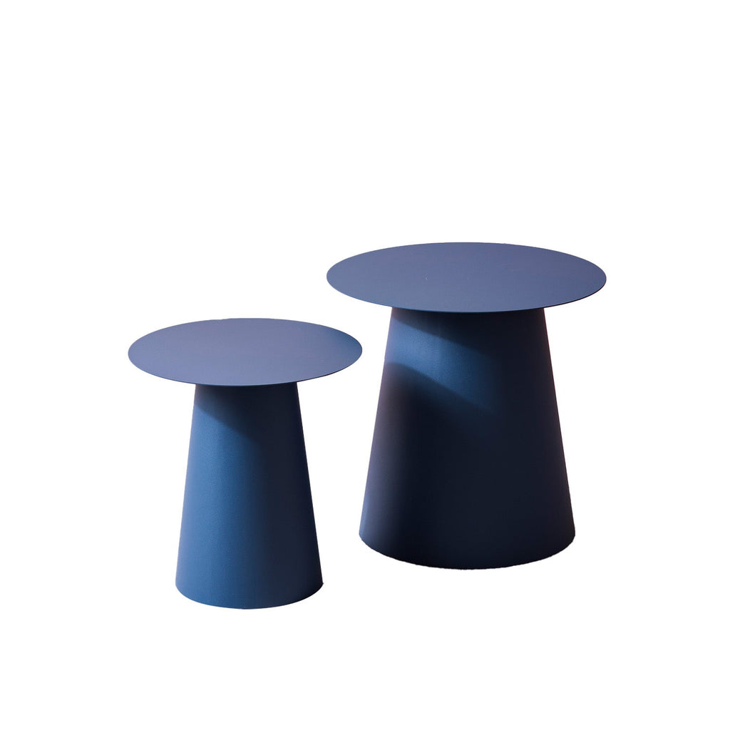 Blue Canyon Metallic End Table Set of 2 | Nestroots