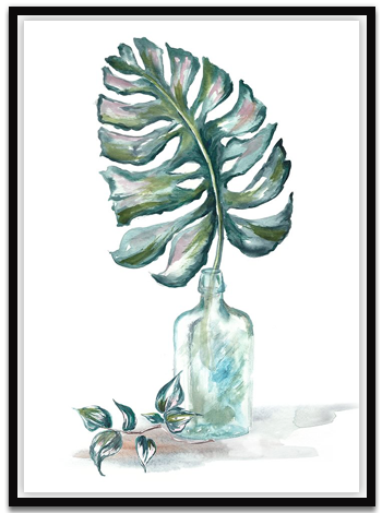 Island Tropics Frond in Bottle II