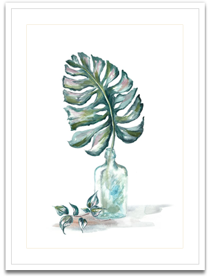 Island Tropics Frond in Bottle II