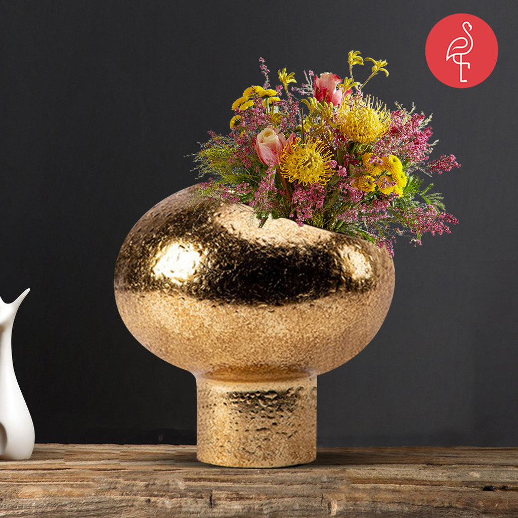 Gold Cleopatra Vase