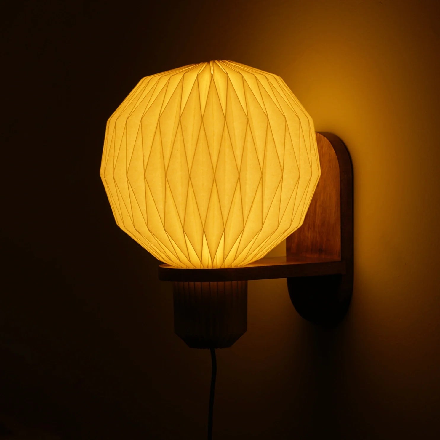 Aura Pleat Sconce Wall Lamp