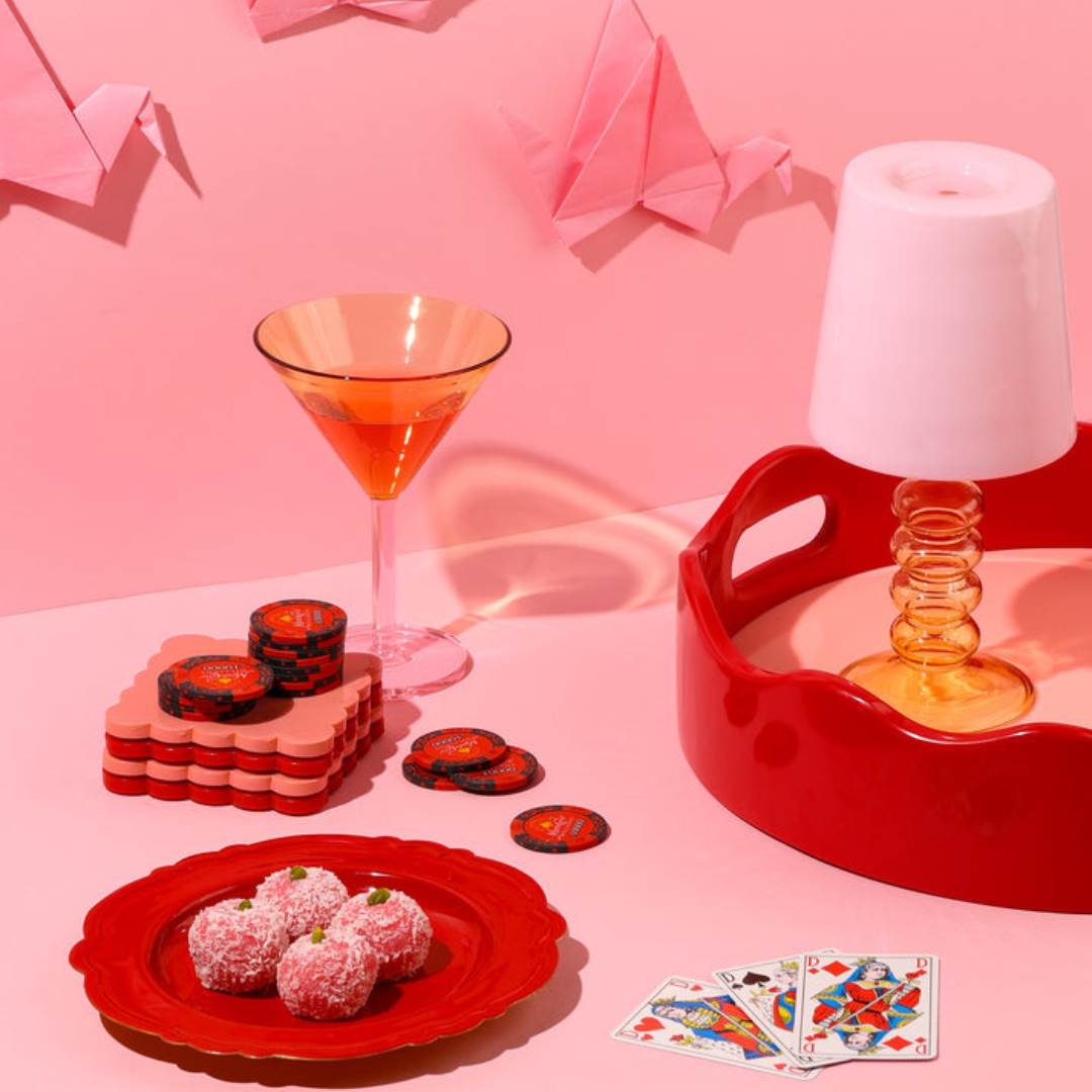 Memphis Scalloped Coasters (Set of 4)