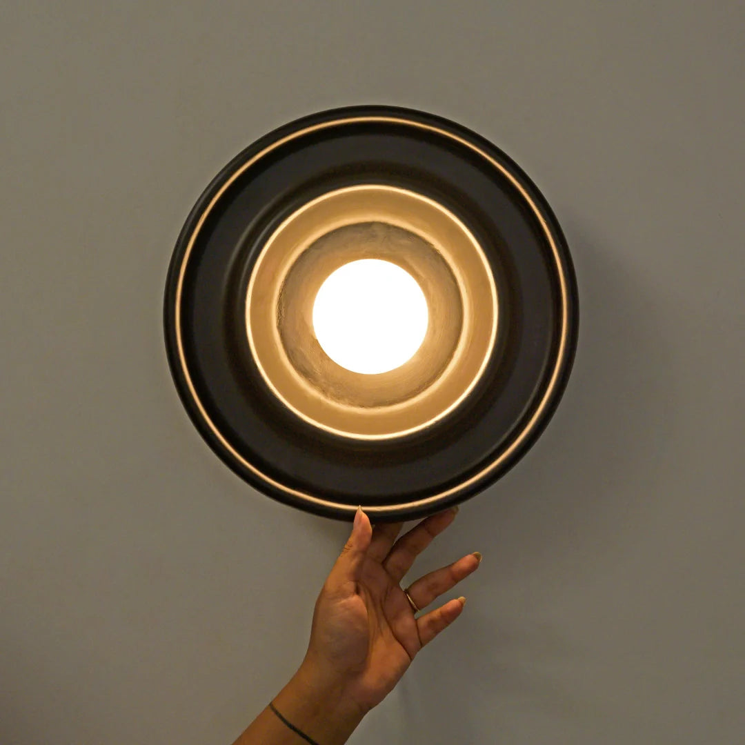Discus Wall Light - Black