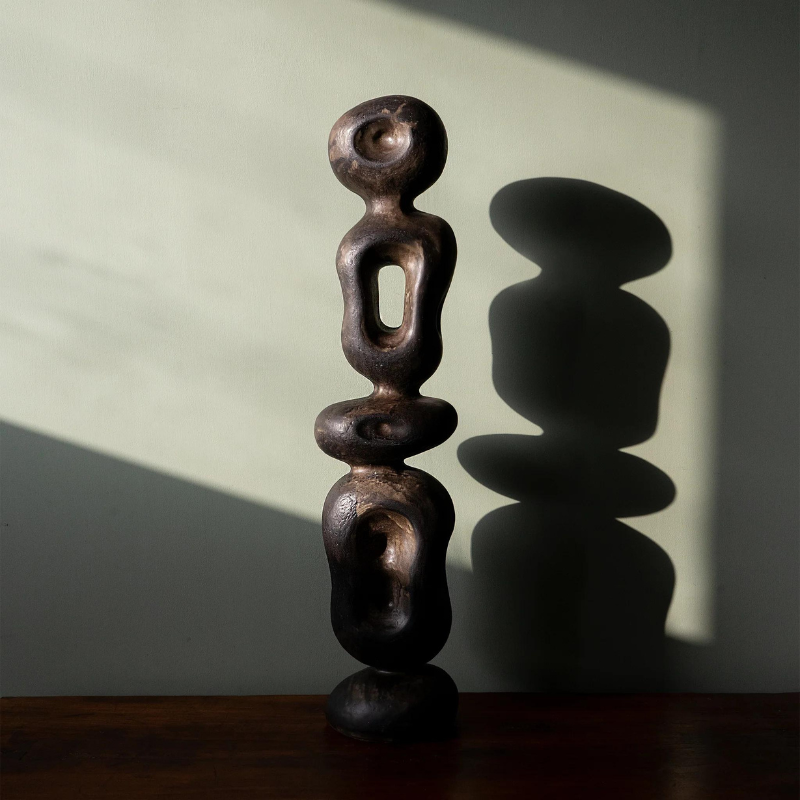 Ren Organic Sculpture - Black