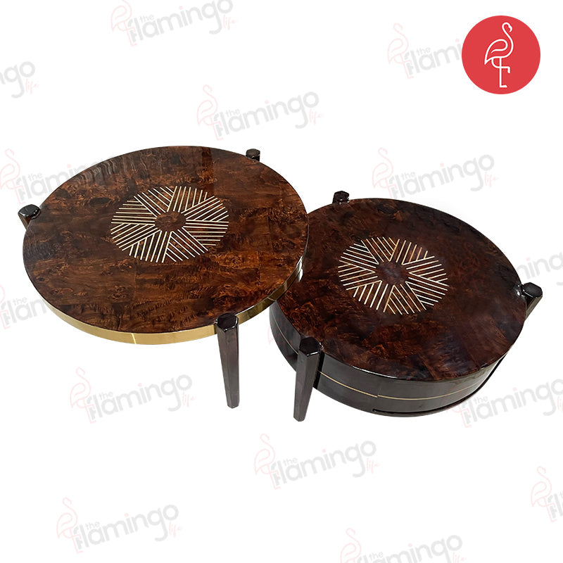 Atlantis Burnt Veneer Lux Table