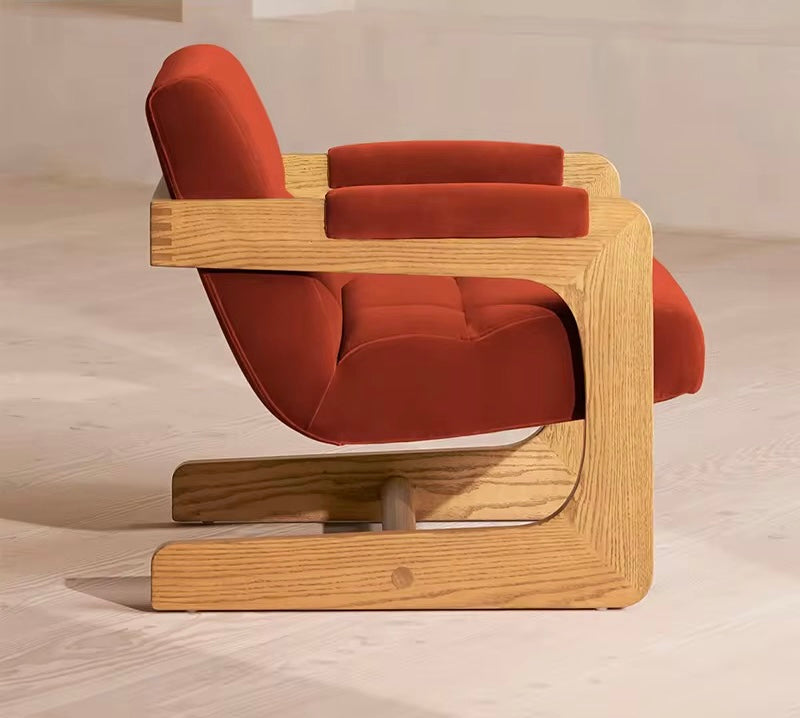 Mika Accent Chair in Wood