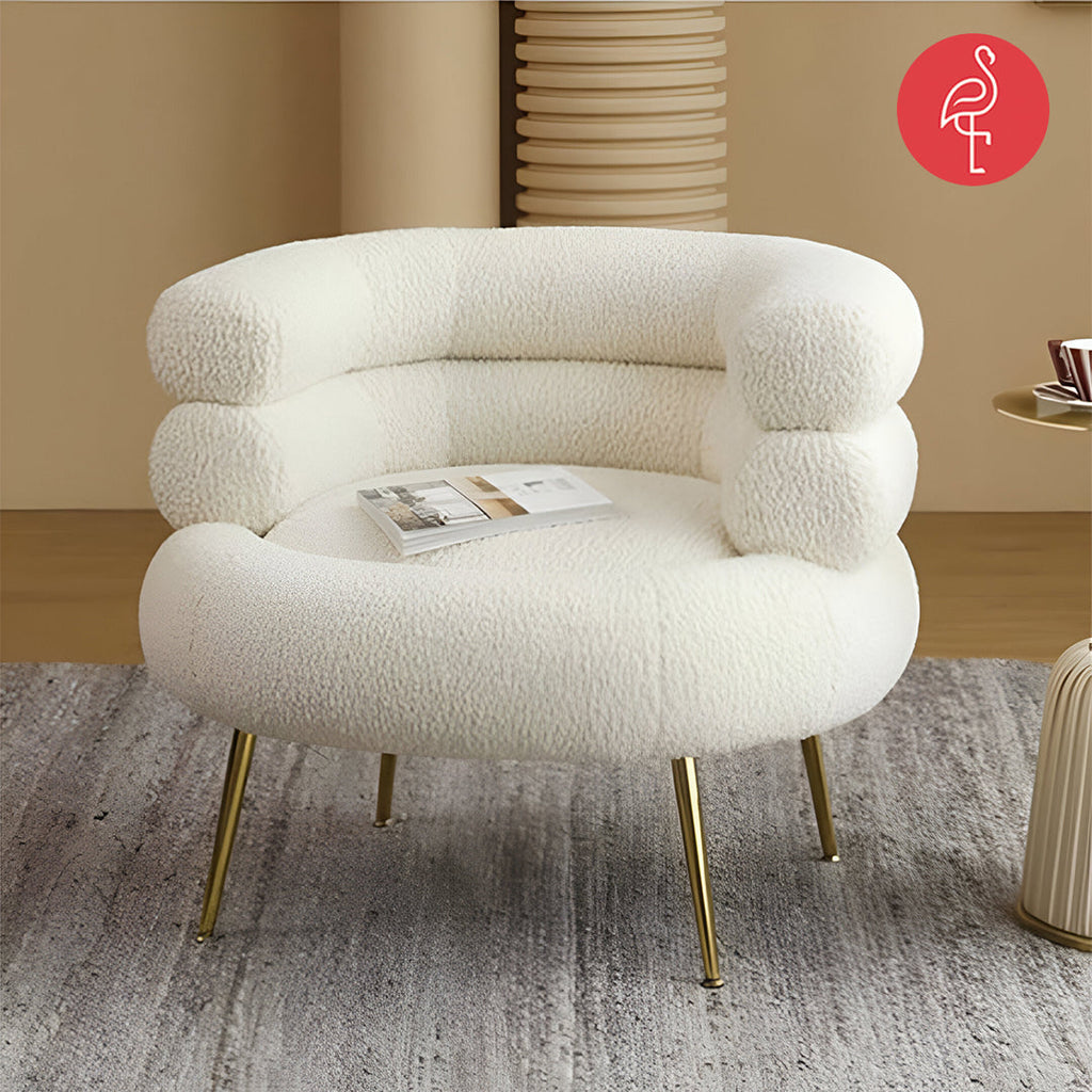 Maria Sleek Artsy Accent Chair