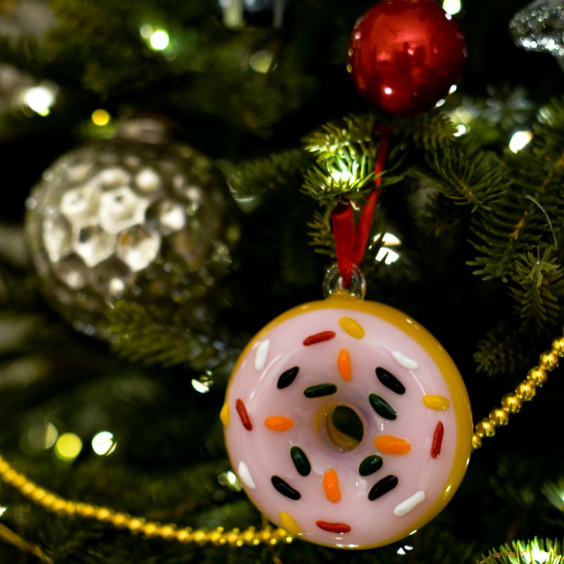 Christmas Ornaments ~ Glazed Donut