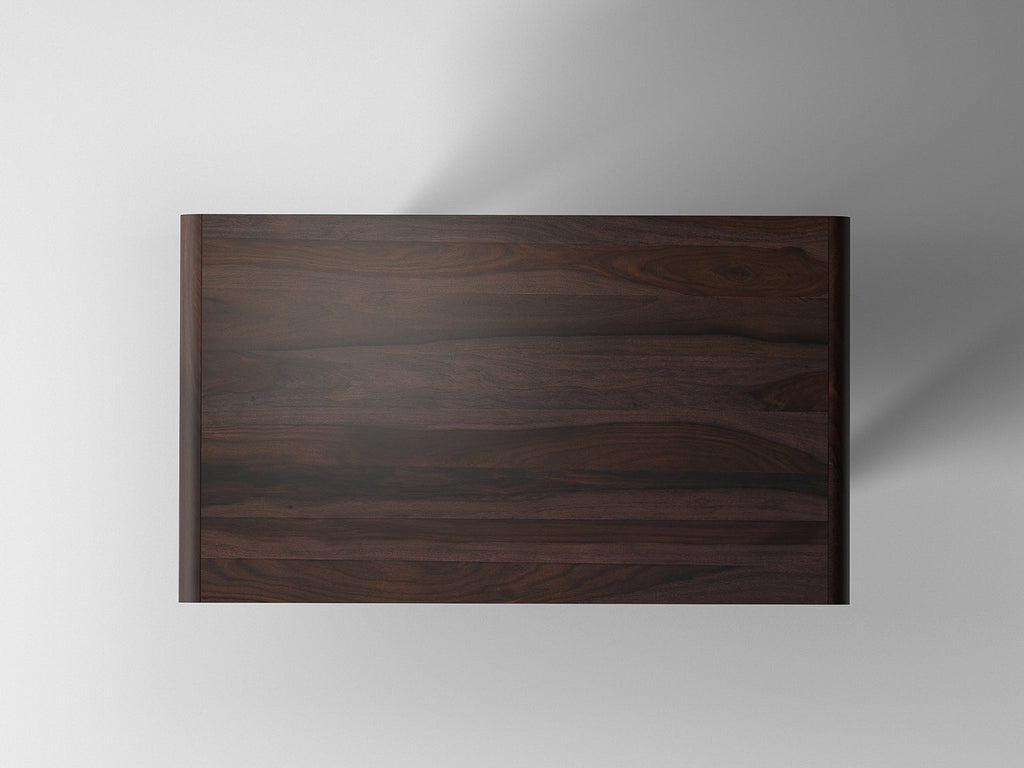 Coffee table, solid sheesham wood and steel