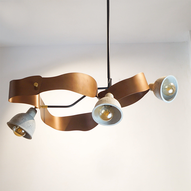 Concrete Luxe Chandelier