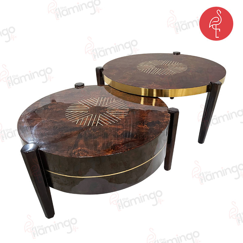 Atlantis Burnt Veneer Lux Table
