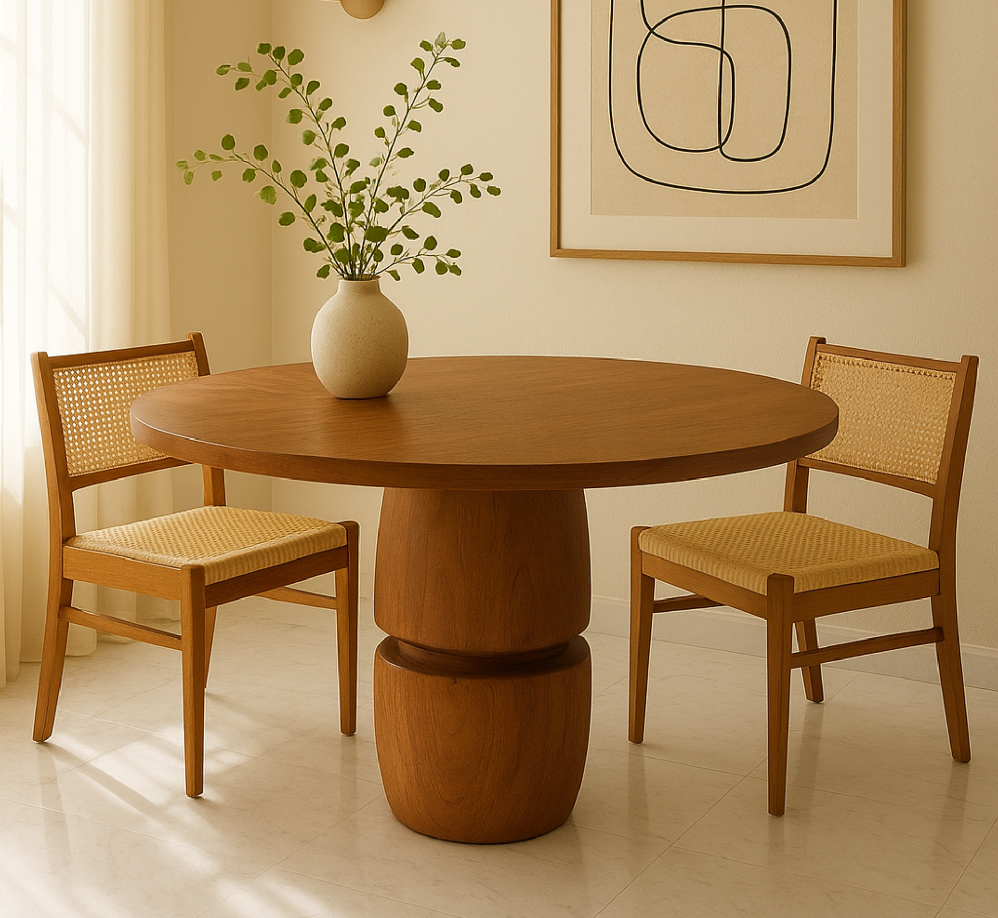 Kona Wooden Dining Table Set