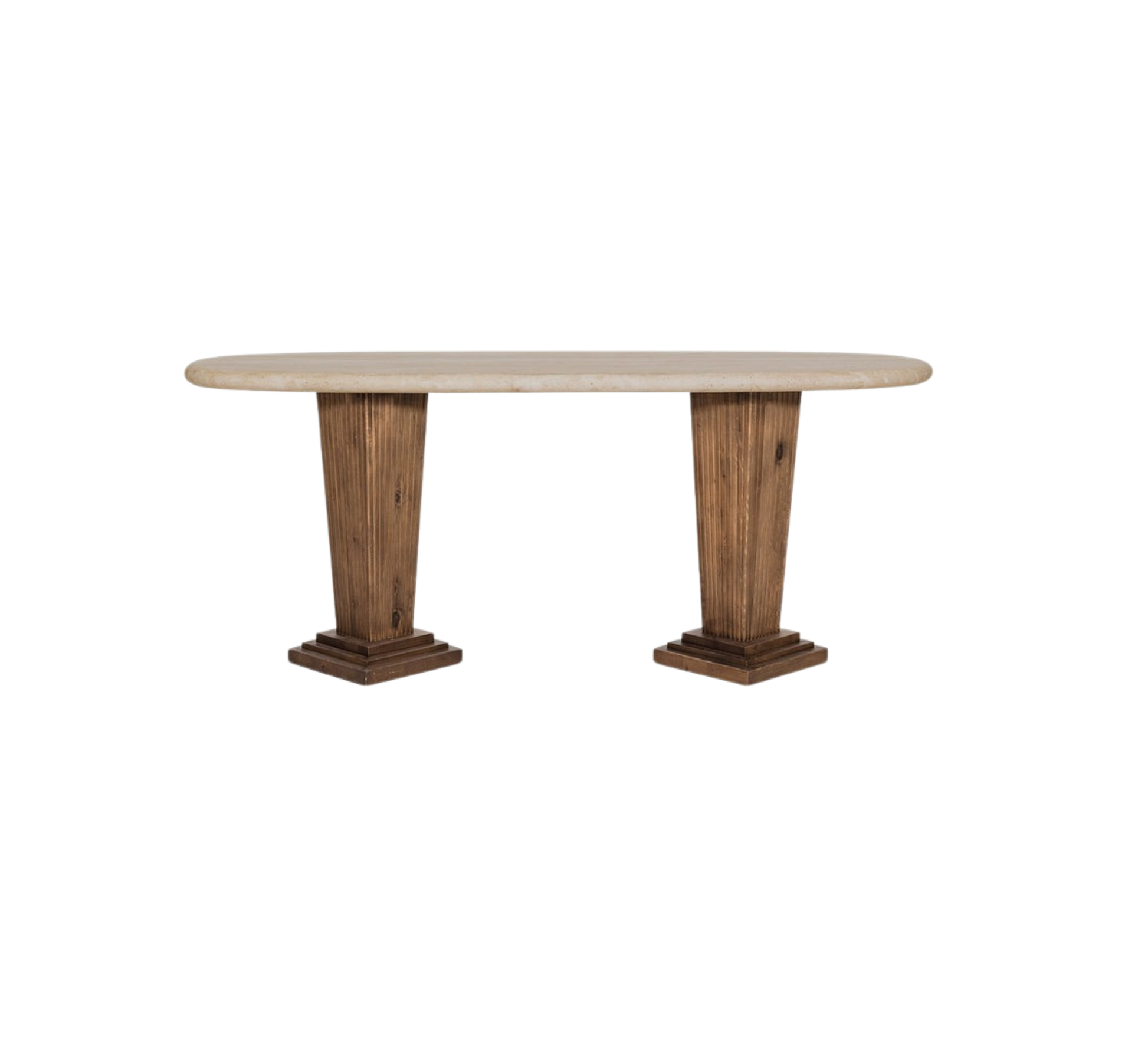 Roman Wooden Console Table