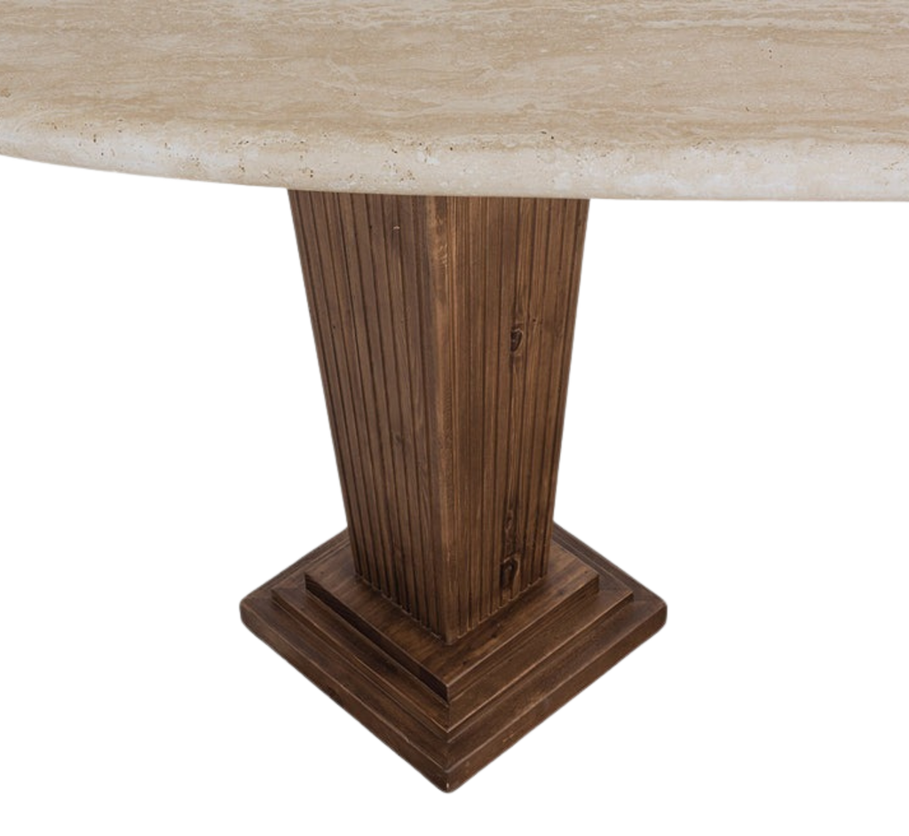 Roman Wooden Console Table