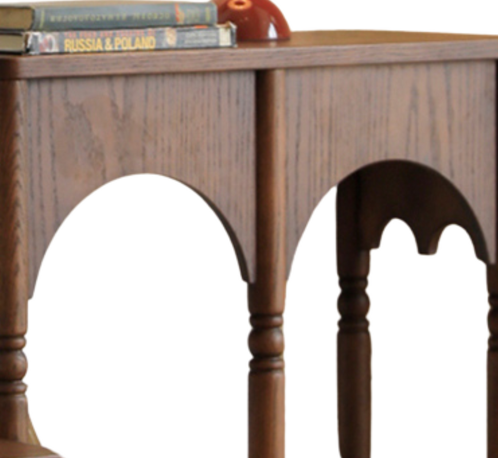 Cara Wooden Storage 2-Tier Console Table