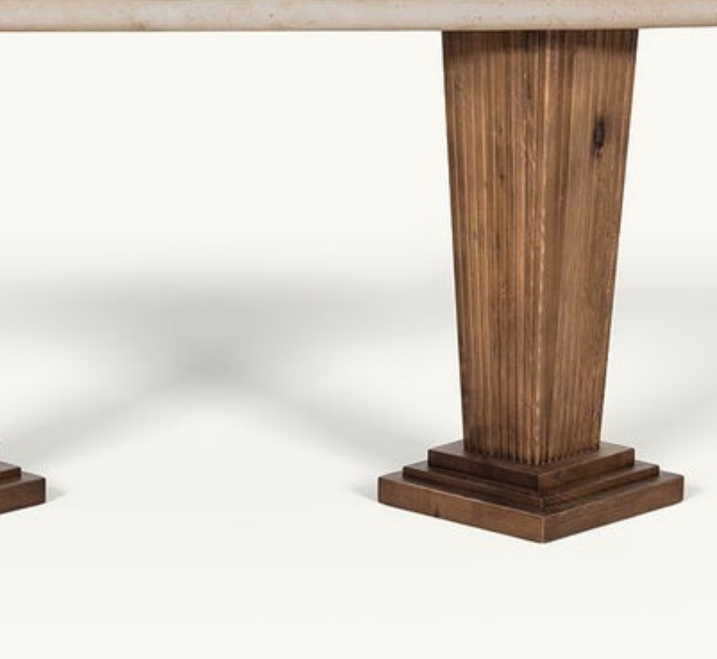 Roman Wooden Console Table