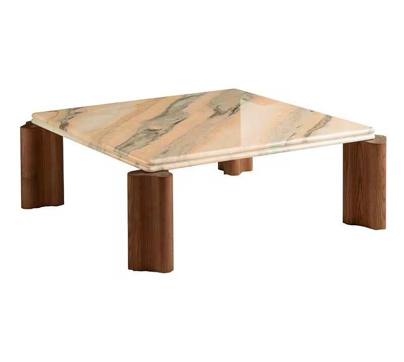 Japandi Marble Mount Coffee Table