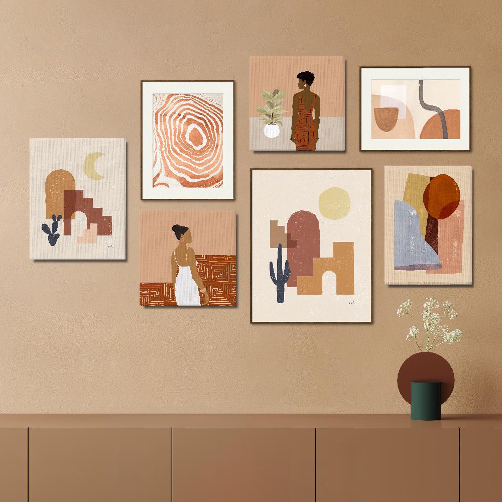 Gallery Wall Art: Sand Dunes | Set of 7