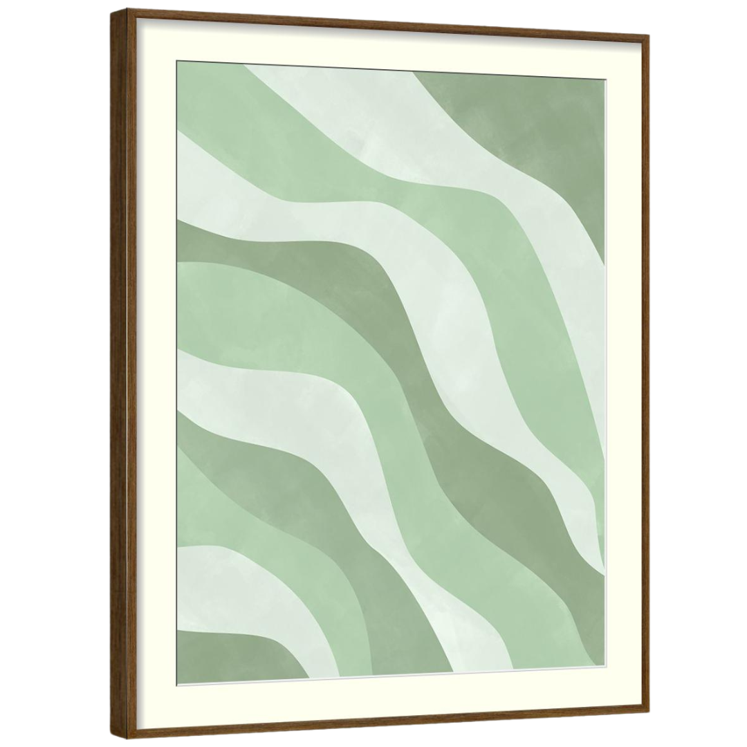 Gallery Wall Art: Saga Green | Set of 9