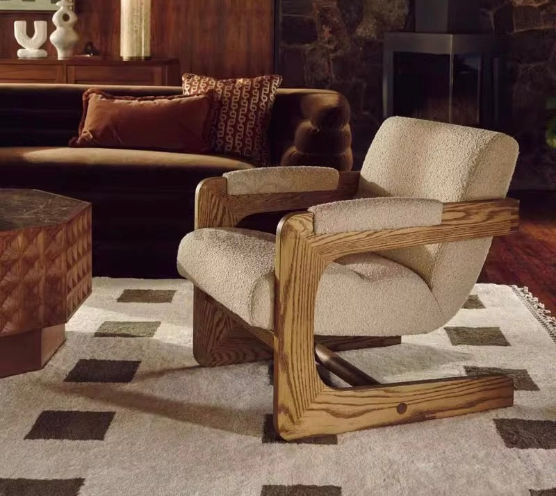 Mika Accent Chair in Wood