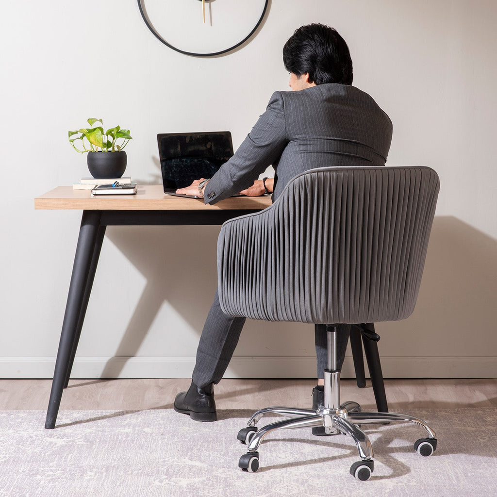 Home Office Chair With Wheels Grey