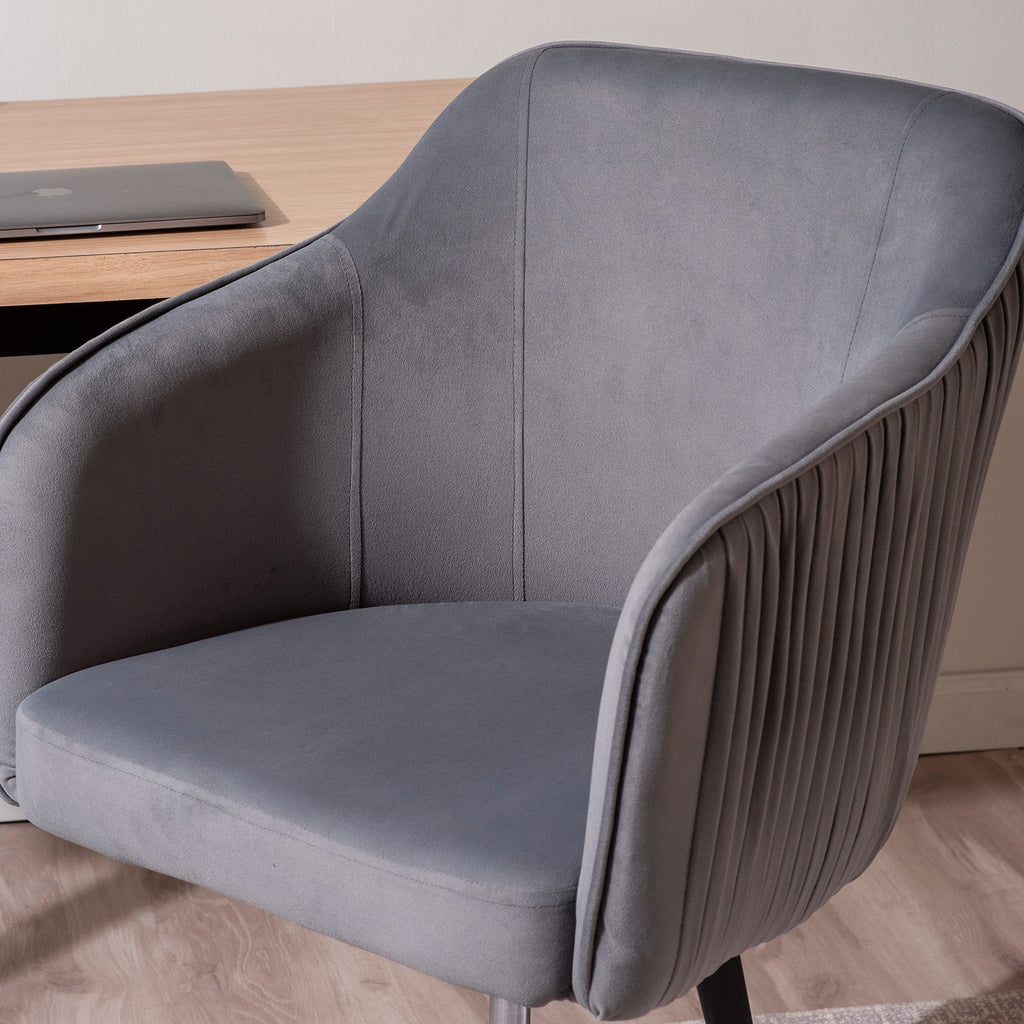 Home Office Chair With Wheels Grey