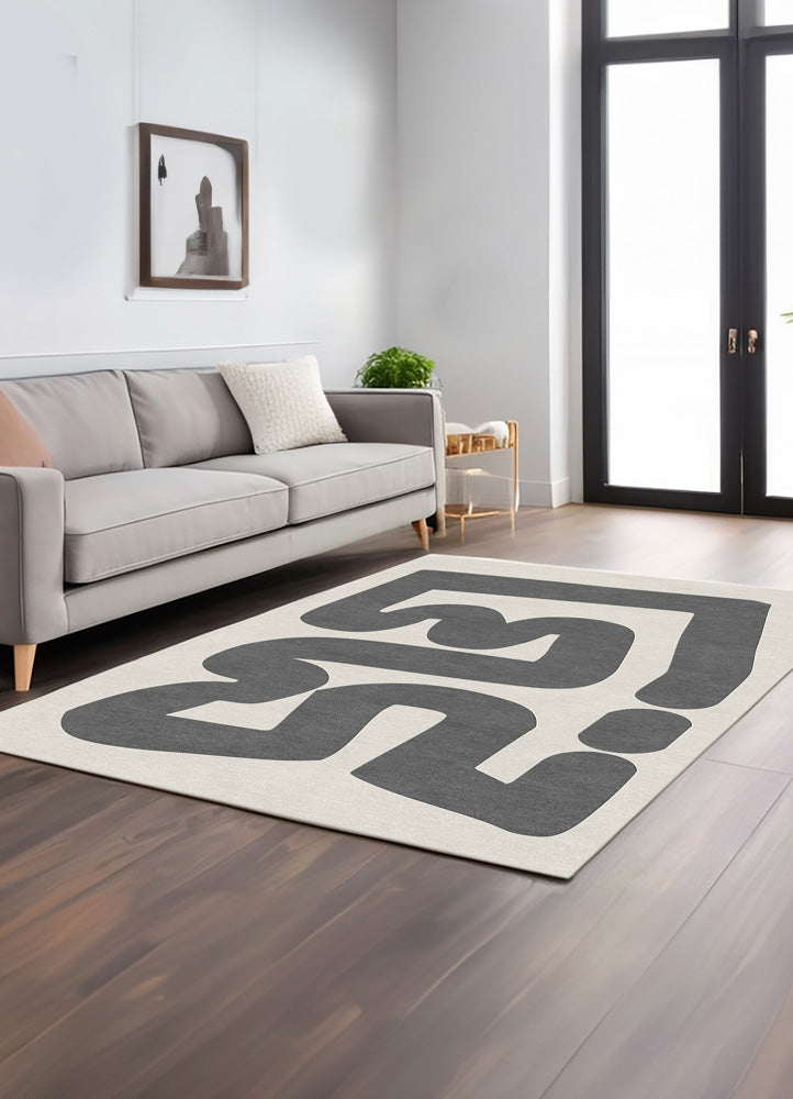 Genoa Beige & Grey Hand Tufted Wool Carpet