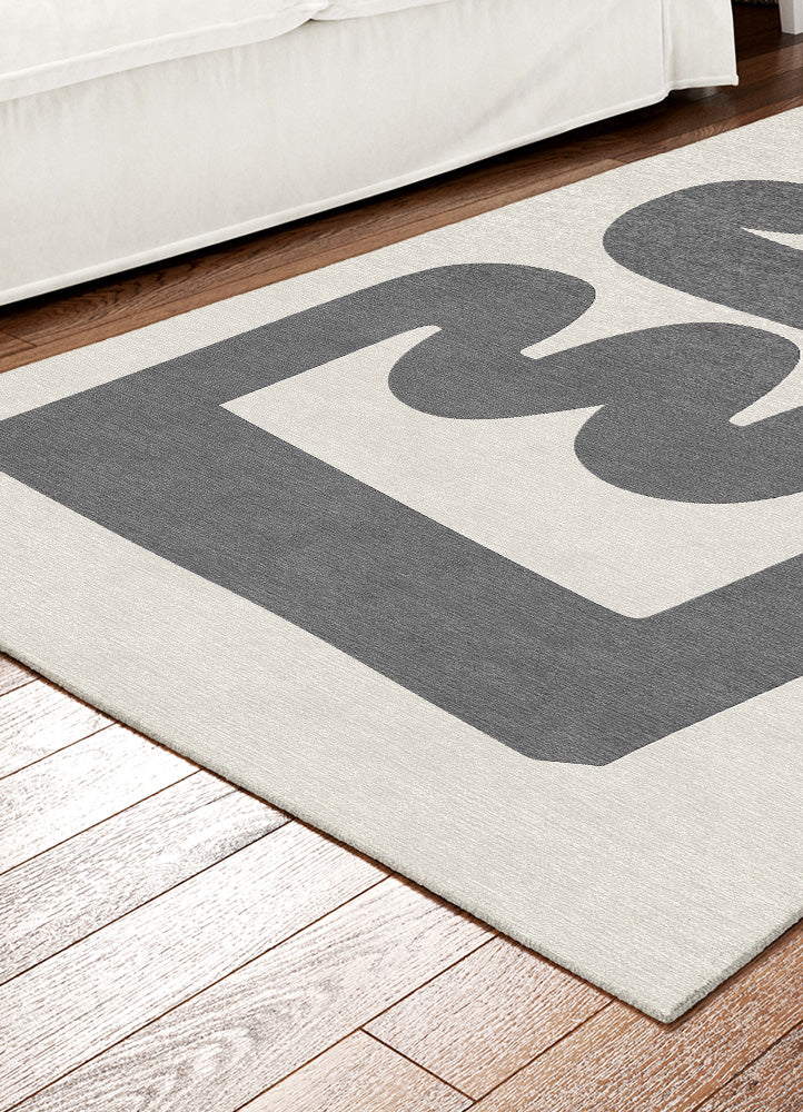 Genoa Beige & Grey Hand Tufted Wool Carpet