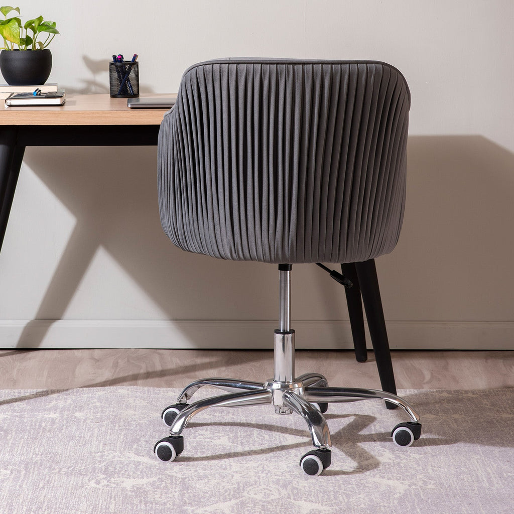 Home Office Chair With Wheels Grey